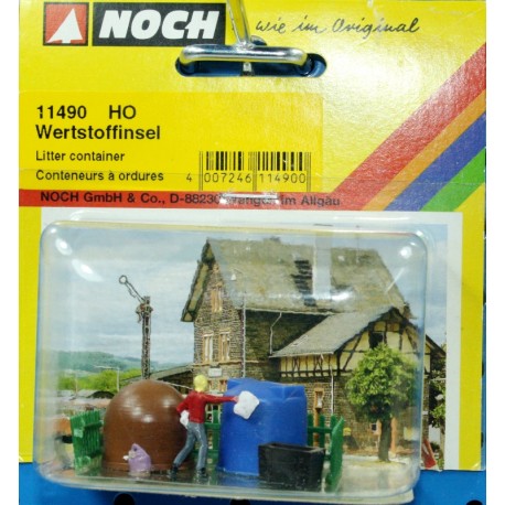 Wertstoffinsel - H0 - 11490