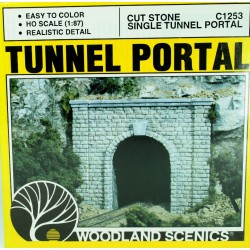 Tunnelportal, 1-gleisig - H0 - 1253