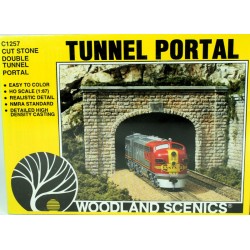 Tunnelportal, 2-gleisig - H0 - 1257