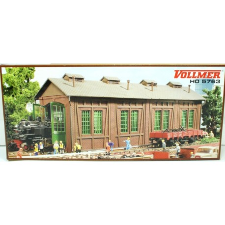 Lokschuppen, 1-stg. -H0-